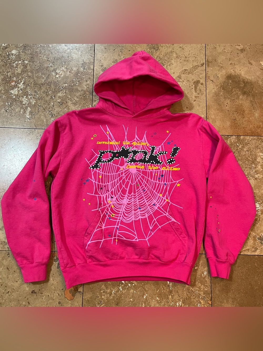 SP5der Spider Worldwide Young Thug Men’s Pullover Hoodie 100% Authentic Large